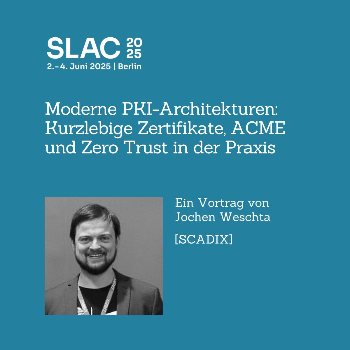 Mehr über den Artikel erfahren Security Linux Administraton Conference 2025 – SLAC